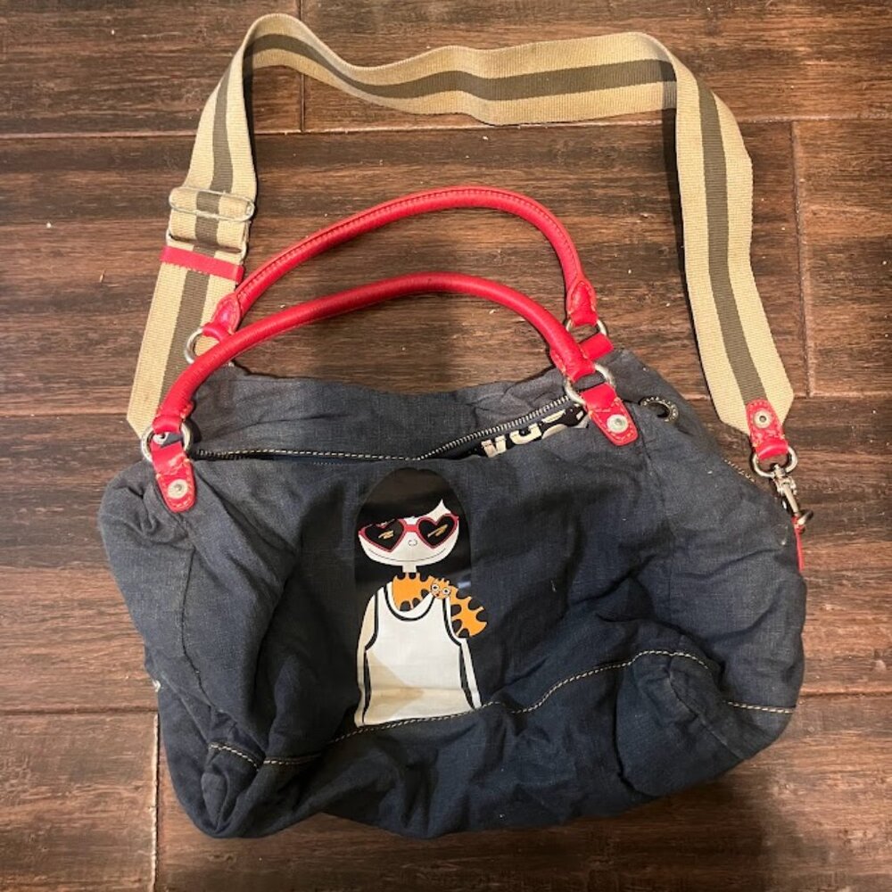 Cute vintage duffle bag